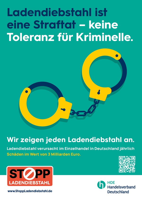 Plakate Ladendiebstahl DINA4 4