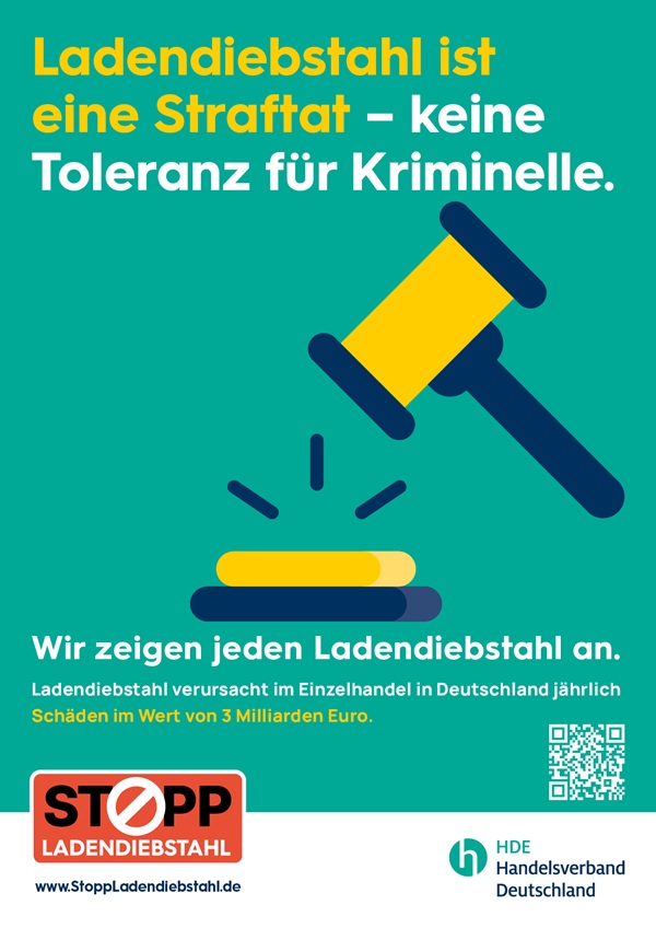 Plakate Ladendiebstahl DINA4 5